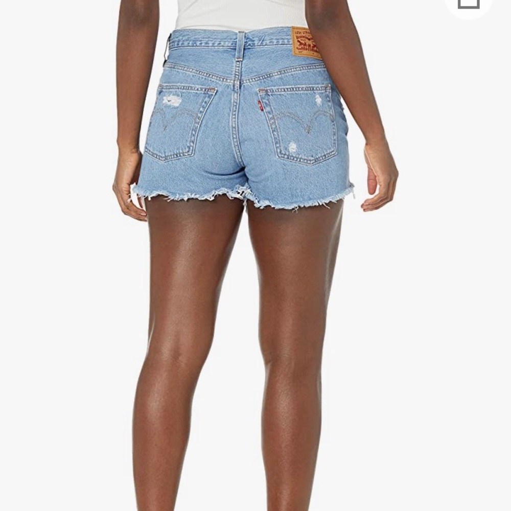 Levi 501 high waisted shorts
